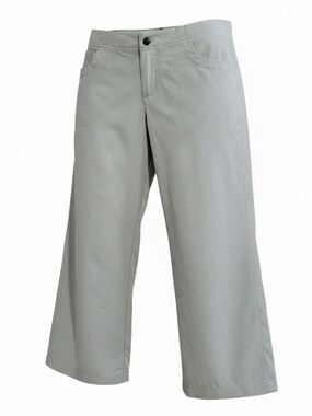 Patagonia Women's Happy Hike Cropped Wide-Leg Pants - Tan Size 10